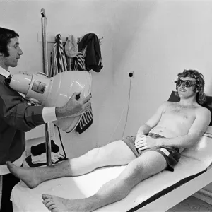 Jimmy Headridge, Trainer, Middlesbrough Football Club at Ayresome Park, April 1974 Jimmy Headridge, Trainer, Middlesbrough Football Club at Ayresome Park, April 1974