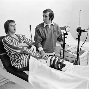 Jimmy Headridge, Trainer, Middlesbrough Football Club at Ayresome Park, April 1974 Jimmy Headridge, Trainer, Middlesbrough Football Club at Ayresome Park, April 1974