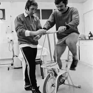 Jimmy Headridge, Trainer, Middlesbrough Football Club at Ayresome Park, April 1974 Jimmy Headridge, Trainer, Middlesbrough Football Club at Ayresome Park, April 1974