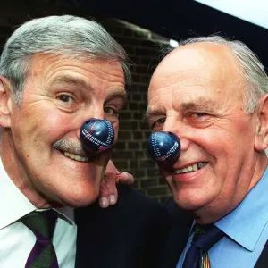 Jimmy Hill and Brian Moore Print, June 1998 Tartan Noses Photo Jimmy Hill and Brian Moore Print, June 1998 Tartan Noses Photo