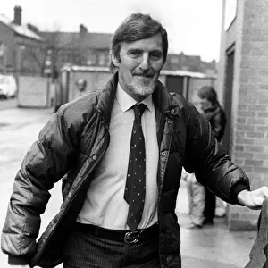 Jimmy Hill, chairman of Coventry City Football Club arriving at Highfield Road