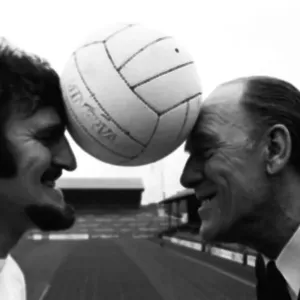 Jimmy Hill footballer now television presenter and Tommy Trinder entertainer on Hills Jimmy Hill footballer now television presenter and Tommy Trinder entertainer on Hills