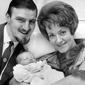 Jimmy Hill, manager of Coventry City F. C. and his wife Heather are the proud parents of