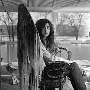 Jimmy Page of Led Zepplin. January 1970 led Zeppelin