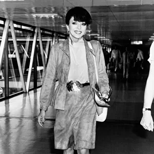 Joan Collins actress, August 1985