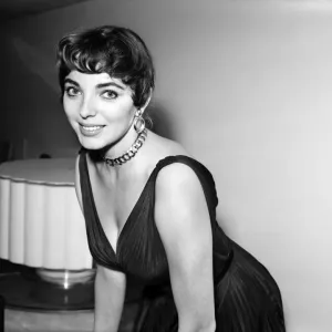 Joan Collins, actress, pictured at home, with family and friends, London Joan Collins, actress, pictured at home, with family and friends, London