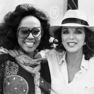 Joan Collins and Diahann Carroll Print - May 1997 Celebrity Photo Joan Collins and Diahann Carroll Print - May 1997 Celebrity Photo