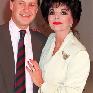 Joan Collins and John Standing Studio Print 1991 Joan Collins and John Standing Studio Print 1991