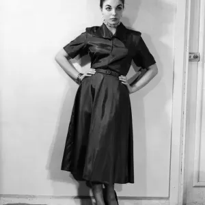 Joan Collins, modelling for Daily Herald Women Sence Feature, 31st December 1951 Joan Collins, modelling for Daily Herald Women Sence Feature, 31st December 1951