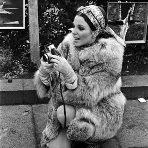 Joan Collins on the set of her new film Subterfuge'. 4th February 1968 Joan Collins on the set of her new film Subterfuge'. 4th February 1968