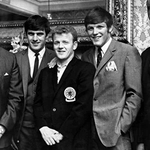 Jock Stein with Leeds players and manager August 1968