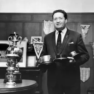 Jock Stein's Celtic Trophy Cabinet Print, March 1972