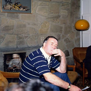 Jock Stein Scotland football manager at home 1980 s