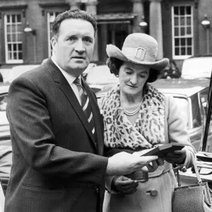 Jock Stein with Wife Jean, December 1970 Print