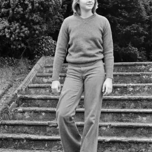 Jodie Foster on set print, 1976