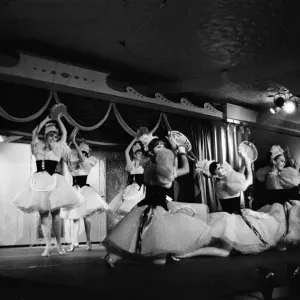 Joe Lyons Showboat Theatre restaurant Print, October 1965