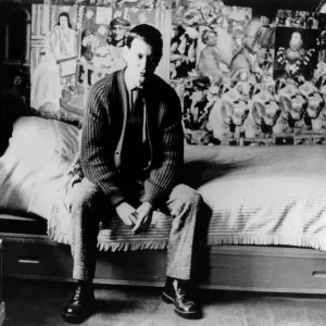 Joe Orton at Home, Noel Road Print 1964 Joe Orton at Home, Noel Road Print 1964
