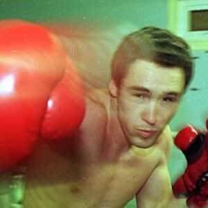 Joe Townsley Boxer In Training Red Boxing Glovestt