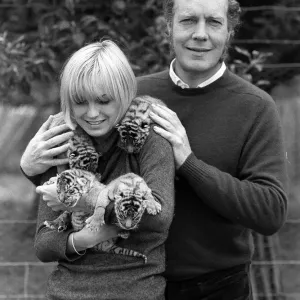 John Aspinall with tiger cubs August 1971 John Aspinall with tiger cubs August 1971
