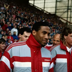 John Barnes Liverpool football player April 1988