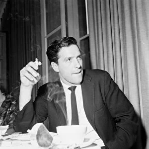 John Cassavetes, actor, at the Savoy Hotel in London, 3rd August 1960