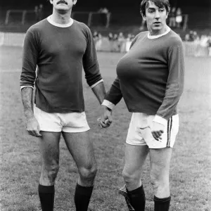 John Cleese and Peter Cook at a Charity Football Match, Dulwich