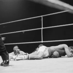 John Conteh vs Leonardo Rodgers, non title Light Heavy-Weight fight at the Empire Pool John Conteh vs Leonardo Rodgers, non title Light Heavy-Weight fight at the Empire Pool