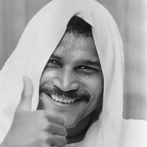 John Conteh vs Mate Parlov. WBC light-heavyweight title bout at Red Star Stadium John Conteh vs Mate Parlov. WBC light-heavyweight title bout at Red Star Stadium