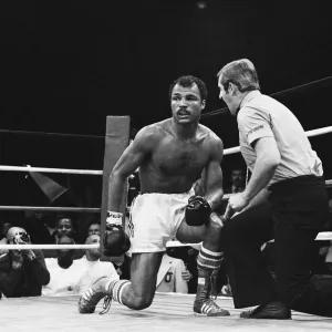 John Conteh vs Matthew Saad Muhammad II. For WBC and The Ring light-heavyweight titles John Conteh vs Matthew Saad Muhammad II. For WBC and The Ring light-heavyweight titles