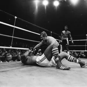 John Conteh vs Matthew Saad Muhammad II. For WBC and The Ring light-heavyweight titles John Conteh vs Matthew Saad Muhammad II. For WBC and The Ring light-heavyweight titles