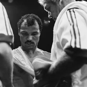 John Conteh vs Matthew Saad Muhammad II. For WBC and The Ring light-heavyweight titles John Conteh vs Matthew Saad Muhammad II. For WBC and The Ring light-heavyweight titles