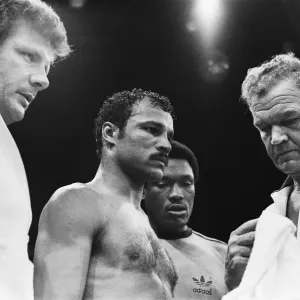 John Conteh vs Matthew Saad Muhammad II. For WBC and The Ring light-heavyweight titles John Conteh vs Matthew Saad Muhammad II. For WBC and The Ring light-heavyweight titles