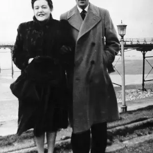 Print of John Dean Valet to Prince Philip with his wife Betty Burns