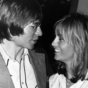 John Denver country singer with actress Susan George 1976