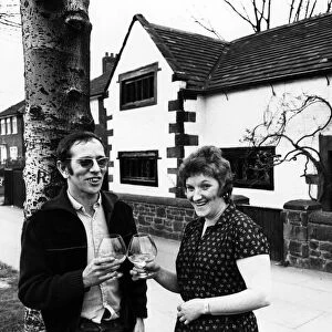 John and Dorothy Crawley outside their West Derby home, Tue Brook house