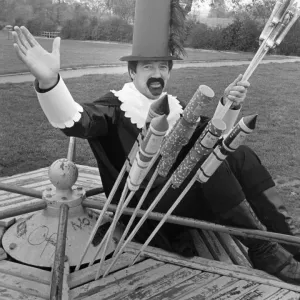 John Helm as Guy Fawkes seen here promoting the Guisborough annual firework display John Helm as Guy Fawkes seen here promoting the Guisborough annual firework display