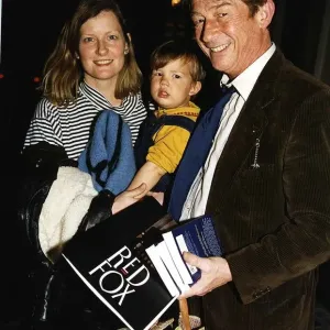 John Hurt with Family Leaving the Ivy Restaurant Print