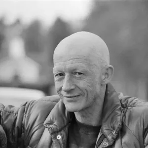 John Hurt as Bob Champion on Set of Champions Print 00970