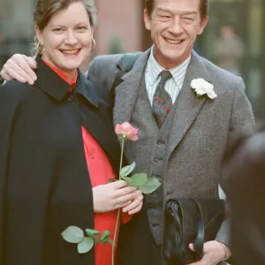 John Hurt marries Jo Dalton at Marylebone Town Hall in London John Hurt marries Jo Dalton at Marylebone Town Hall in London