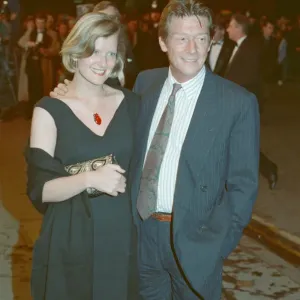 John Hurt and his partner Jo Dalton arrive at The Odeon Leicester Square