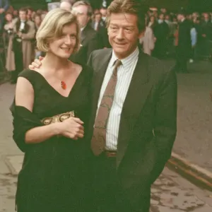 John Hurt and his partner Jo Dalton arrive at The Odeon Leicester Square