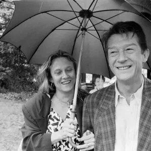 John Hurt with Wife Donna Peacock Print 1987