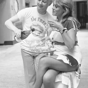 John Inman and Wendy Richard Print, 8x10 inches