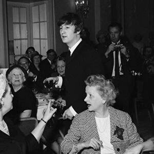 John Lennon attending a Foyles luncheon in London in order to launch his new book
