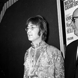 John Lennon of the Beatles attends the Film Premiere "How I Won the War"