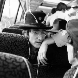 John Lennon as The Beatles set out on their celebrated tour of the West Country 11th John Lennon as The Beatles set out on their celebrated tour of the West Country 11th