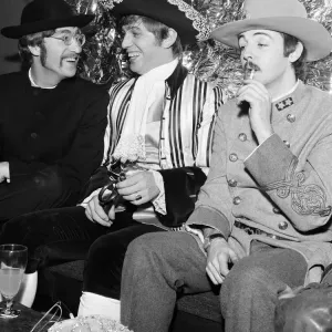 John Lennon, Georgie Fame and Paul McCartney at the Cromwellian Club Print