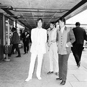 John Lennon and Paul McCartney at London Heathrow Airport, 11th May 1968