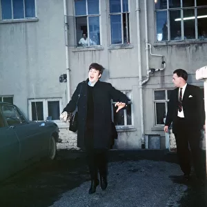 John Lennon in Portsmouth for the Beatles gig at the Guildhall 12th November 1963