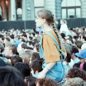 John Lennon Scholarship Concert held at Pier Head, Liverpool. Saturday 5th May 1990 John Lennon Scholarship Concert held at Pier Head, Liverpool. Saturday 5th May 1990